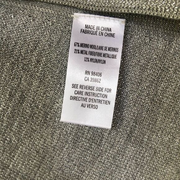 THEORY METALLIC FLARE Skater Mini Skirt Size XS/S - Picture 6 of 6